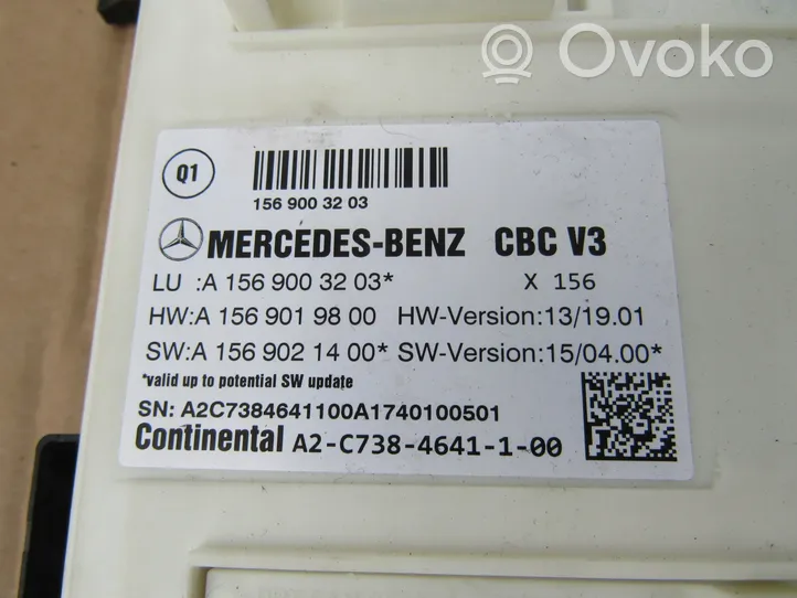 Mercedes-Benz A W176 Centralina SAM A1569003203