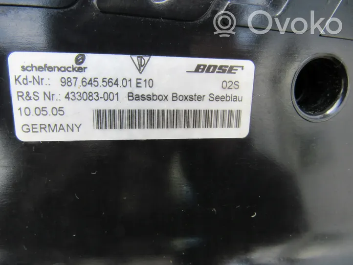 Porsche Boxster 987 Poszycie klapy tylnej bagażnika i inne elementy 98764556401