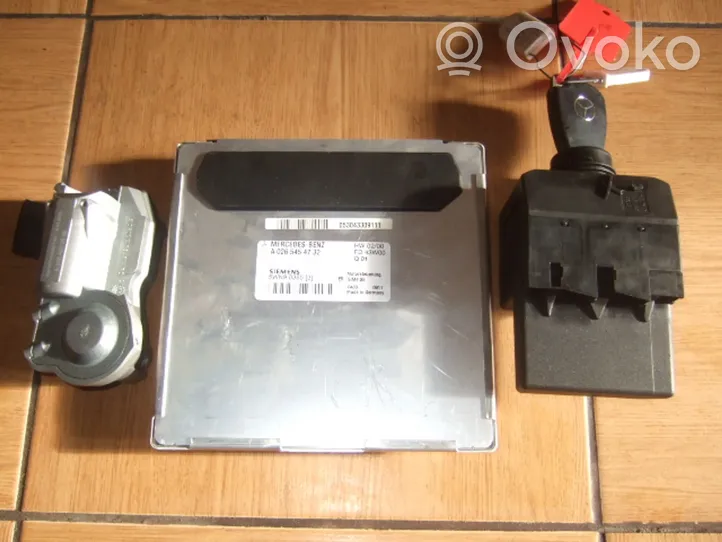 Mercedes-Benz C W203 Kit calculateur ECU et verrouillage A0265454732