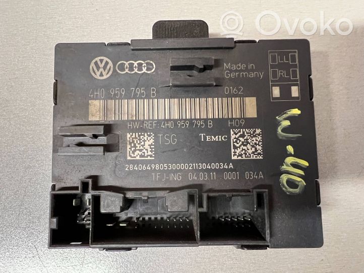 Volkswagen Touareg II Door control unit/module 4H0959795B