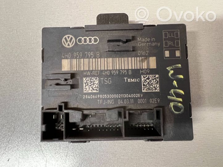 Volkswagen Touareg II Durų elektronikos valdymo blokas 4H0959795B