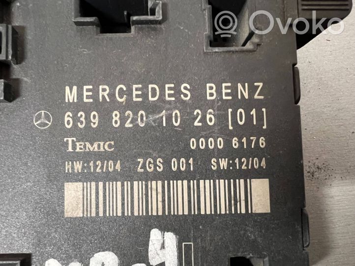 Mercedes-Benz Sprinter W901 W902 W903 W904 Unité de commande module de porte 6398201026