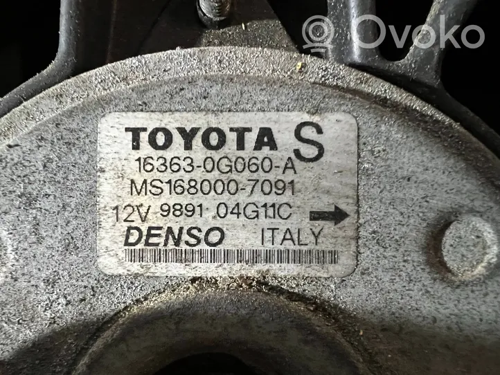 Toyota Avensis T220 Комплект вентиляторов 163630G060A