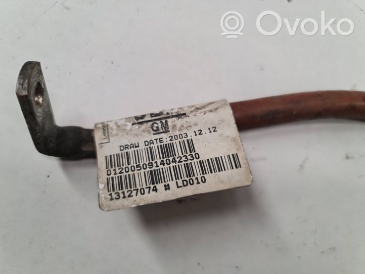 Opel Zafira B Câble négatif masse batterie 13127074