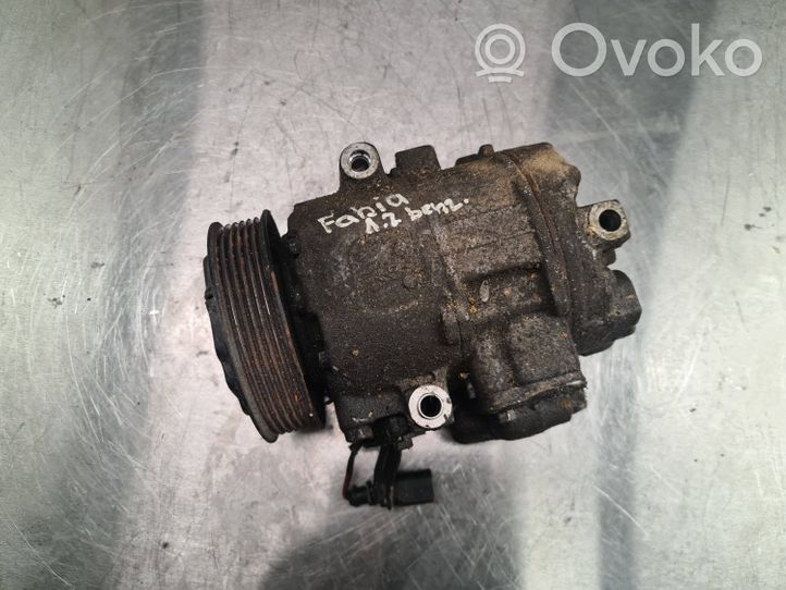 Skoda Fabia Mk1 (6Y) Ilmastointilaitteen kompressorin pumppu (A/C) 6Q0820803G