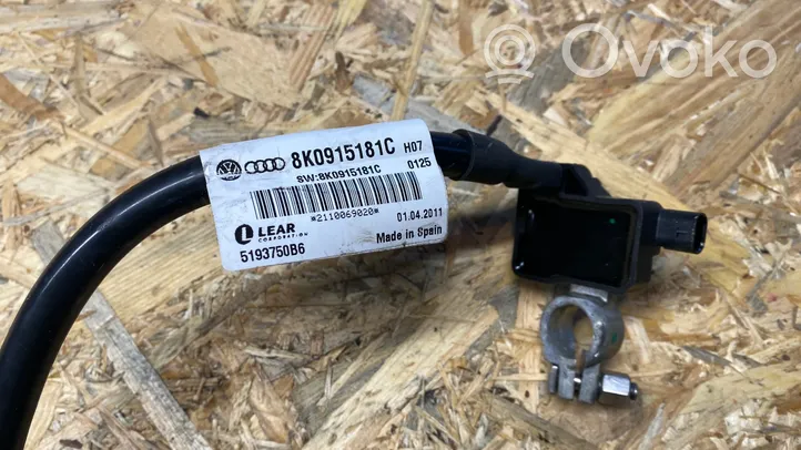 Audi A6 S6 C6 4F Câble de batterie positif 8K0915181C