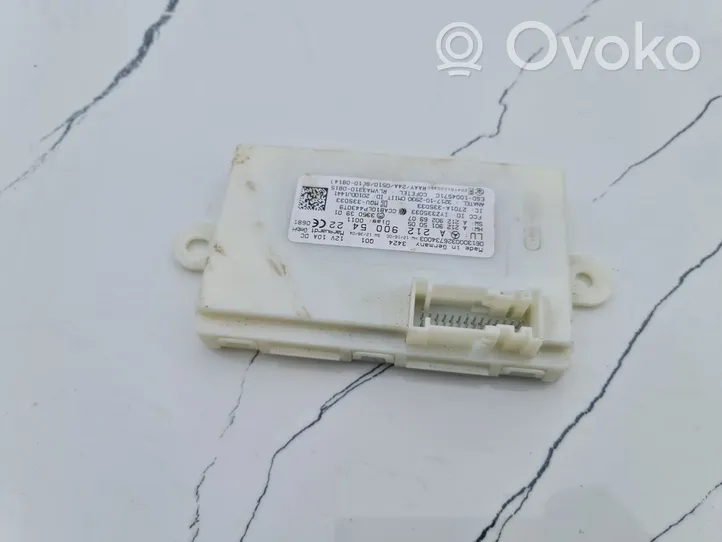 Mercedes-Benz E W212 Keyless go vadības bloks A2129005422