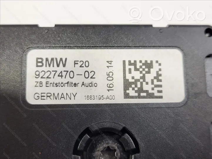 BMW 1 F20 F21 Konsola środkowa / Radio / GPS 65209227470