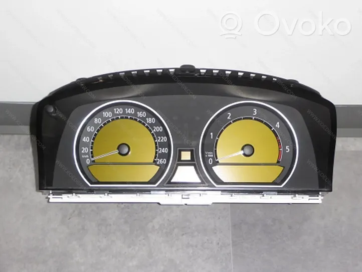 BMW 7 E65 E66 Compteur de vitesse tableau de bord 62119140813