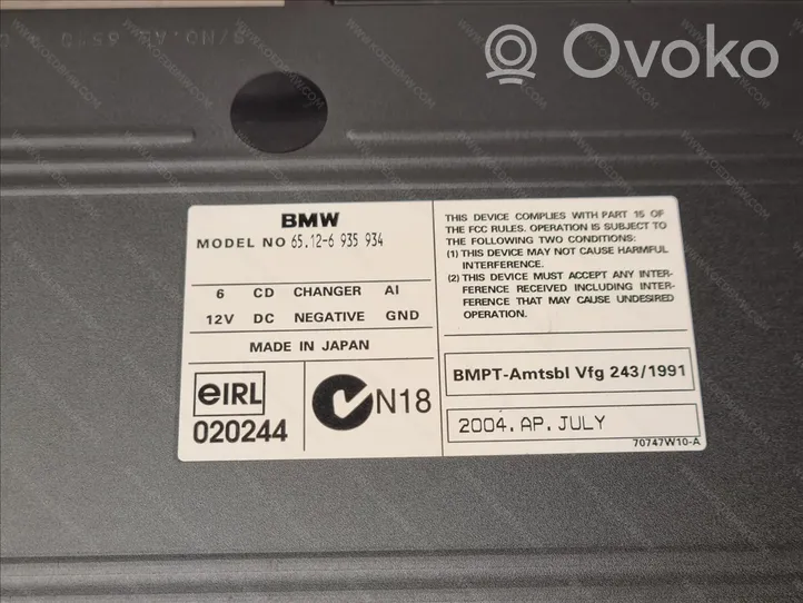 BMW 7 E65 E66 Changeur CD / DVD 65129143440