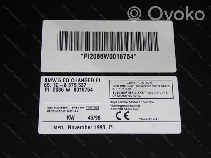 BMW 7 E38 Caricatore CD/DVD 65126907035