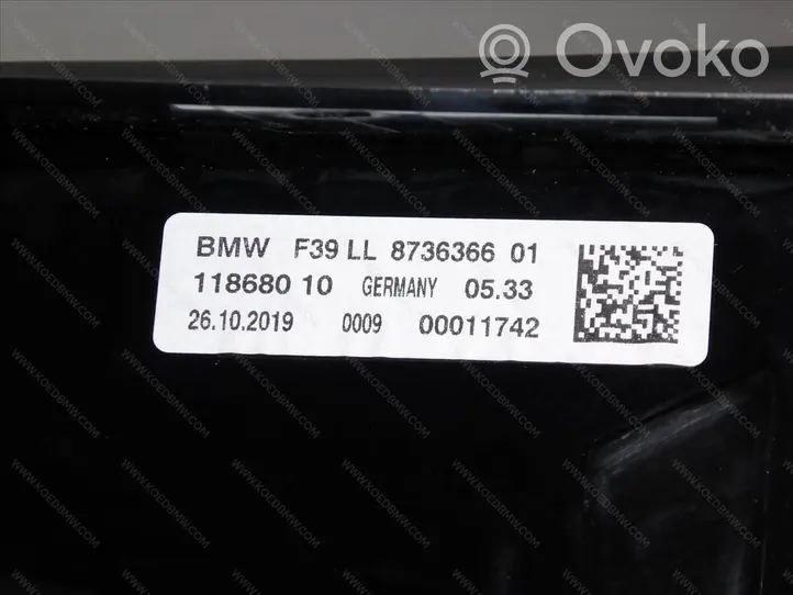 BMW X2 F39 Cadre, panneau d'unité radio / GPS 62308736366