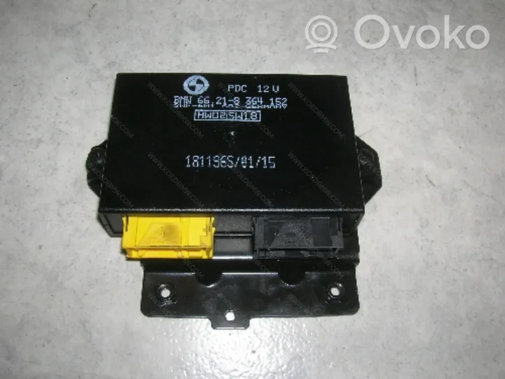 BMW 3 E36 Centralina/modulo sensori di parcheggio PDC 66218381089