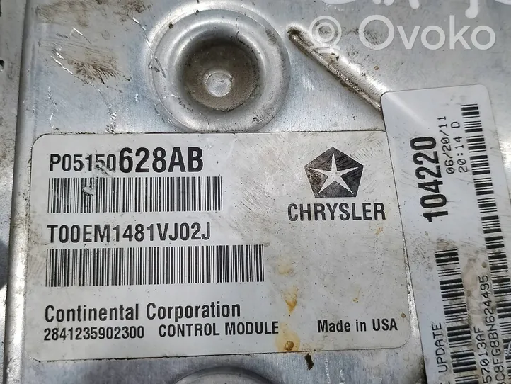 Chrysler 200 Unité de commande, module ECU de moteur P05150628AB