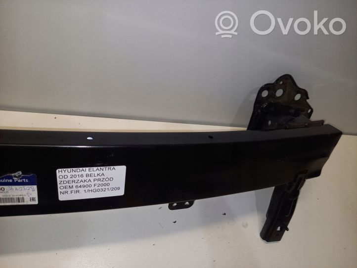 Hyundai Elantra VI Front bumper cross member 64900F2000