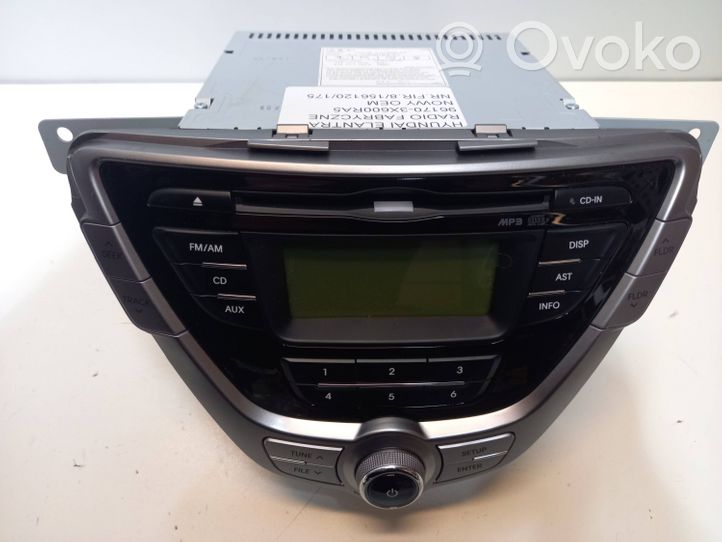 Hyundai Elantra Radio/CD/DVD/GPS-pääyksikkö 96170-3X600RA5