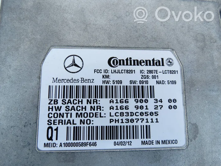 Mercedes-Benz CLS C218 AMG Unité de commande, module téléphone A1669003400