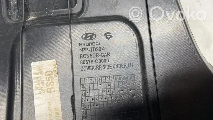 Hyundai i20 (BC3 BI3) Couvre-soubassement arrière 86676-Q0000