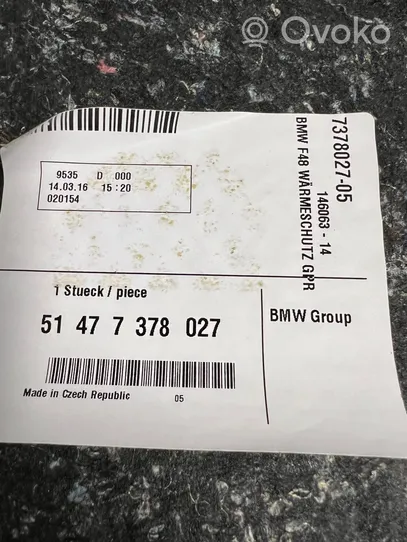 BMW X1 F48 F49 Пол багажника 7378027
