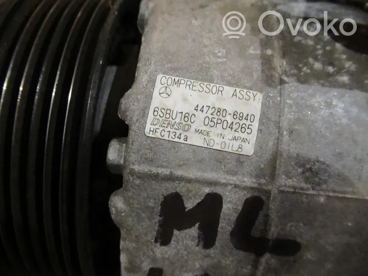 Mercedes-Benz ML W166 Air conditioning (A/C) compressor (pump) 