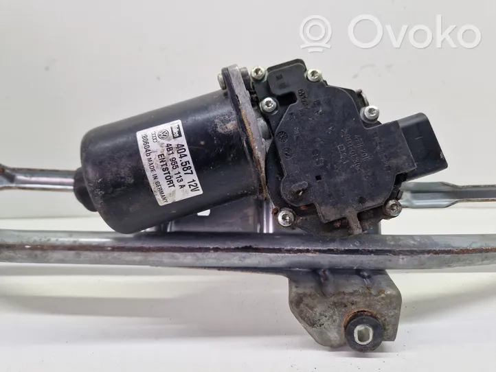 Audi A6 S6 C5 4B Tringlerie et moteur d'essuie-glace avant 4B1955023H