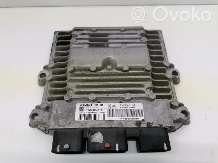 Citroen C3 Calculateur moteur ECU 5WS40021FT