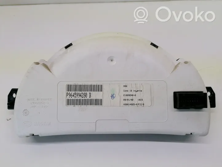 Citroen C3 Geschwindigkeitsmesser Cockpit P9645994280