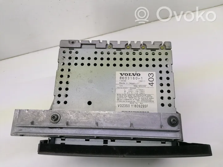 Volvo V70 Panel / Radioodtwarzacz CD/DVD/GPS 86331601