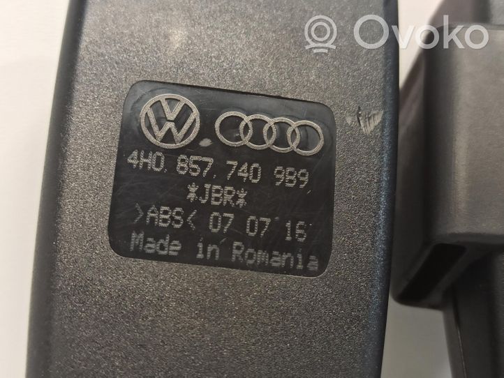 Audi A8 S8 D4 4H Klamra tylnego pasa bezpieczeństwa 4H0657740