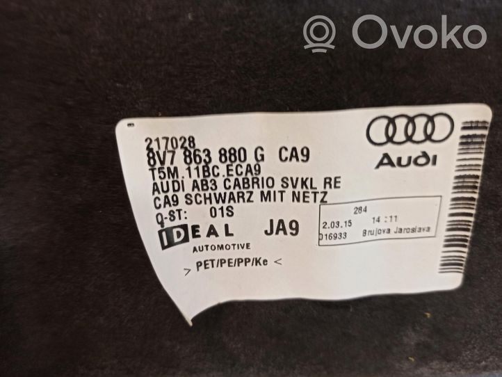 Audi A3 8Y Boczek / Tapicerka / bagażnika 8V7863880G