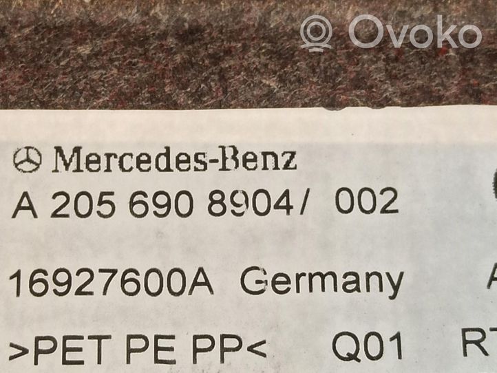 Mercedes-Benz C W205 Rivestimento superiore del portellone posteriore/bagagliaio A2056908904