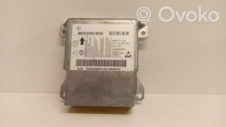 Mercedes-Benz E AMG W212 Module de contrôle airbag A2129018508