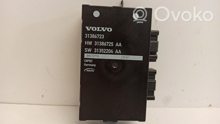 Volvo XC70 Sterownik / Moduł elektrycznej klapy tylnej / bagażnika 31386723