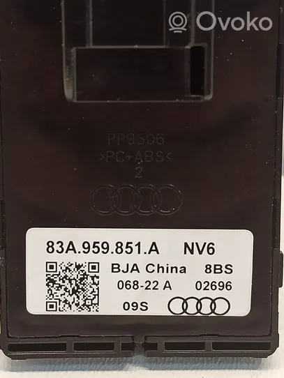 Audi A3 8Y Przełącznik / Przycisk otwierania szyb 83A959851A