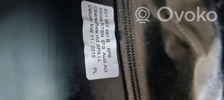 Audi A3 S3 8V Ohjauspyörän pylvään verhoilu 8V1953491B