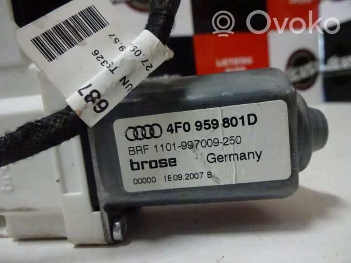 Audi A6 S6 C6 4F Silniczek podnośnika szyby drzwi 4F0959801D