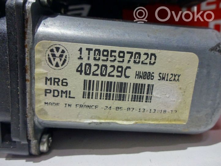 Skoda Octavia Mk2 (1Z) Silniczek podnośnika szyby drzwi 1T0959702D