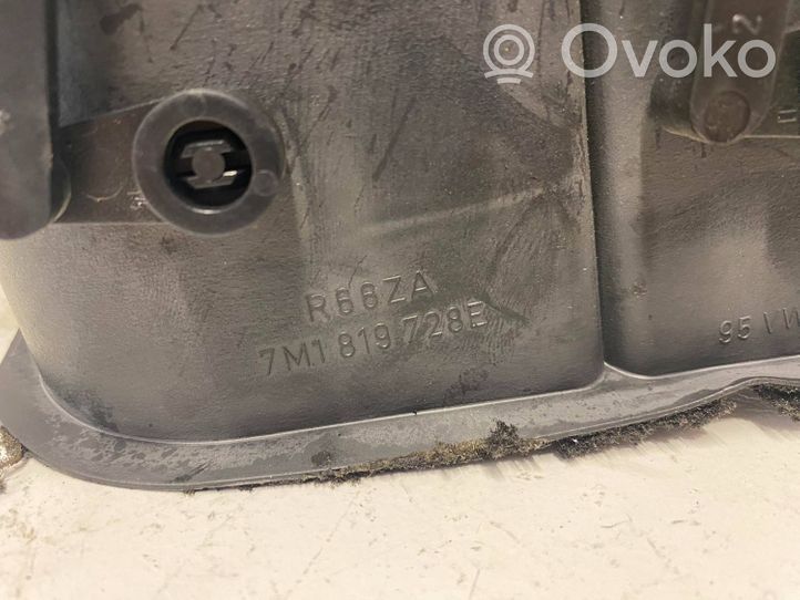 Volkswagen Sharan Griglia di ventilazione centrale cruscotto 7M1819728E