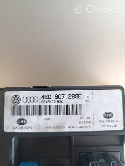 Audi A8 S8 D3 4E Module confort 4E0907289E