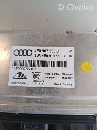 Audi A8 S8 D3 4E Oro pakabos valdymo blokas (galinės) 4E0907553C