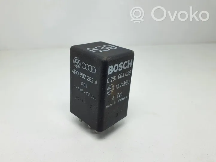 Audi A6 S6 C6 4F Glow plug pre-heat relay 4E0907282A