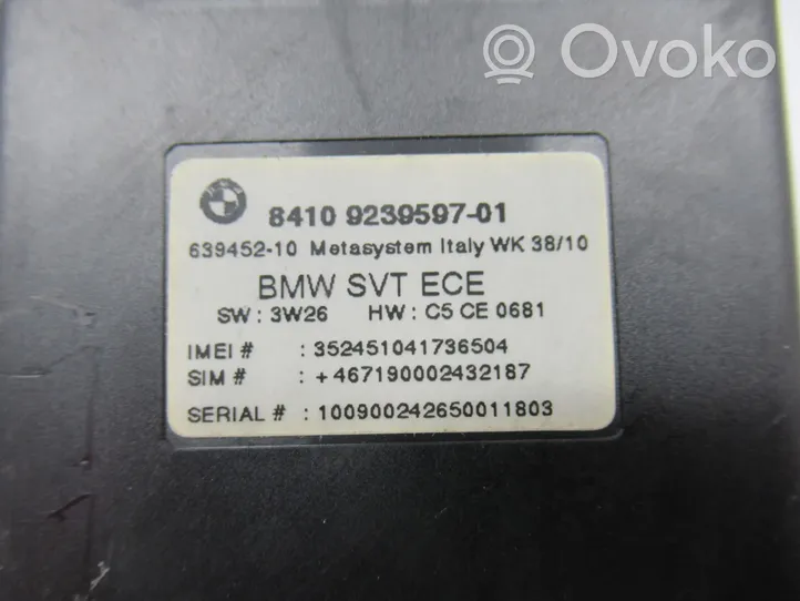 BMW 5 F10 F11 Muut ohjainlaitteet/moduulit 9239597