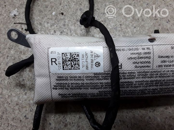 Porsche Cayenne (92A) Poduszka powietrzna Airbag fotela 7P0880242A