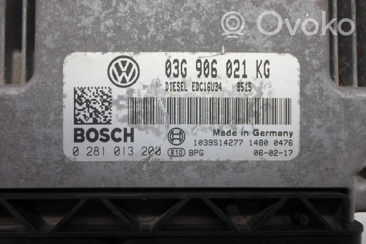Volkswagen Golf V Centralina/modulo del motore 03G906021KG