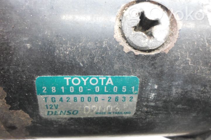 Toyota Hilux (AN10, AN20, AN30) Rozrusznik 281000L051