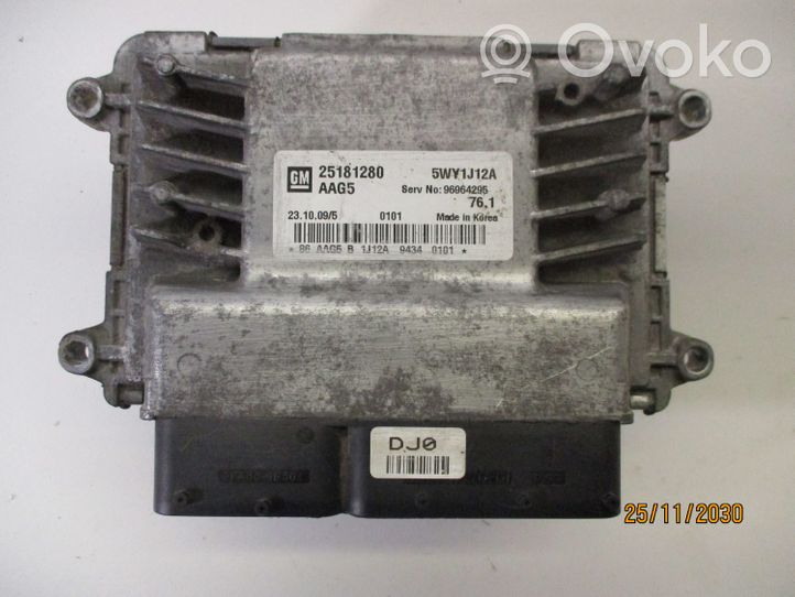 Chevrolet Cruze Calculateur moteur ECU 25181280