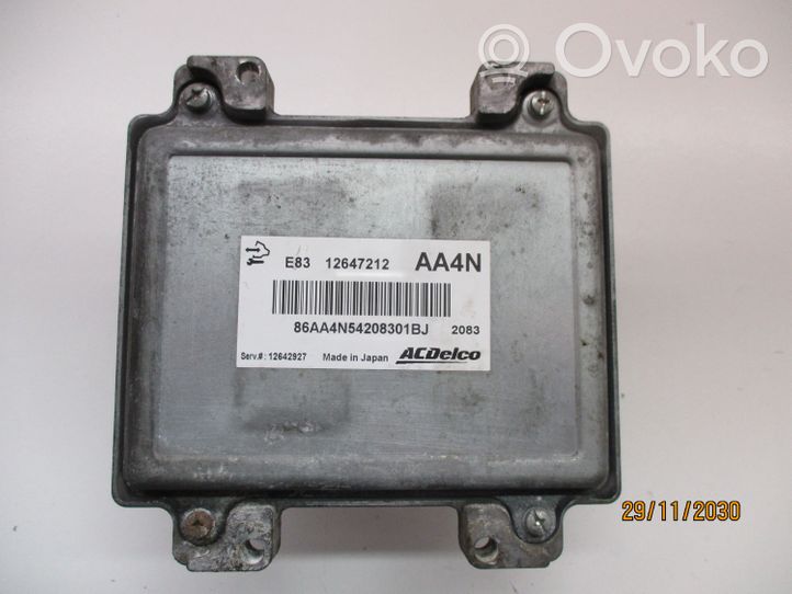 Opel Astra J Centralina/modulo del motore 12647212