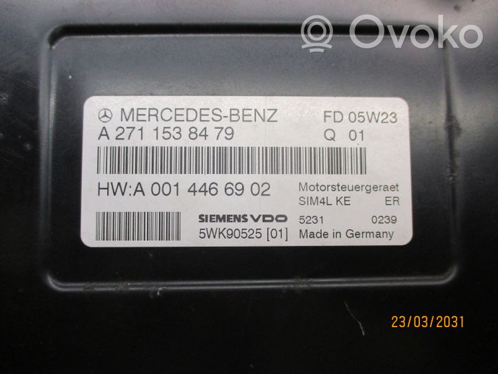 Mercedes-Benz C W203 Moottorin ohjainlaite/moduuli A2710104702