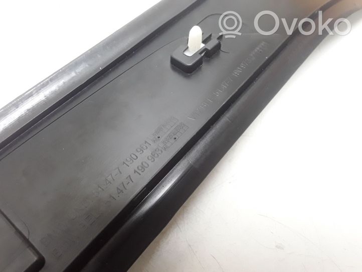 BMW 7 F01 F02 F03 F04 Rivestimento posteriore minigonna laterale 7190961