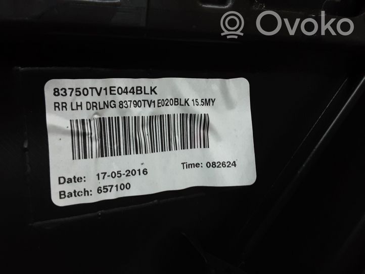 Honda Civic IX Takaoven verhoilu 83750TV1E044BLK